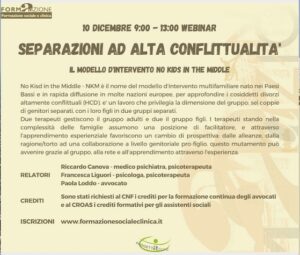 webinar formativo a Milano