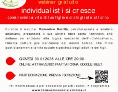 Antidoto alla logica individualista: il webinar gratuito con Domenico Barrilà